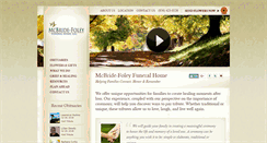 Desktop Screenshot of mcbridefoleyfh.com